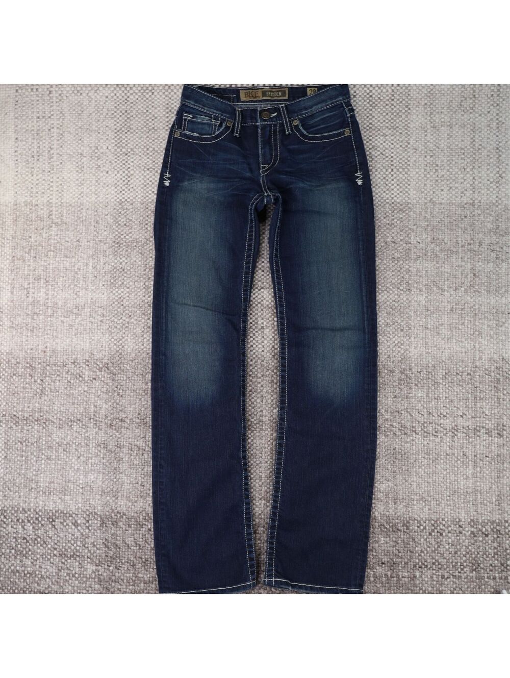 BKE Brayden Straight Fit Dark Wash Denim Jeans 28x34